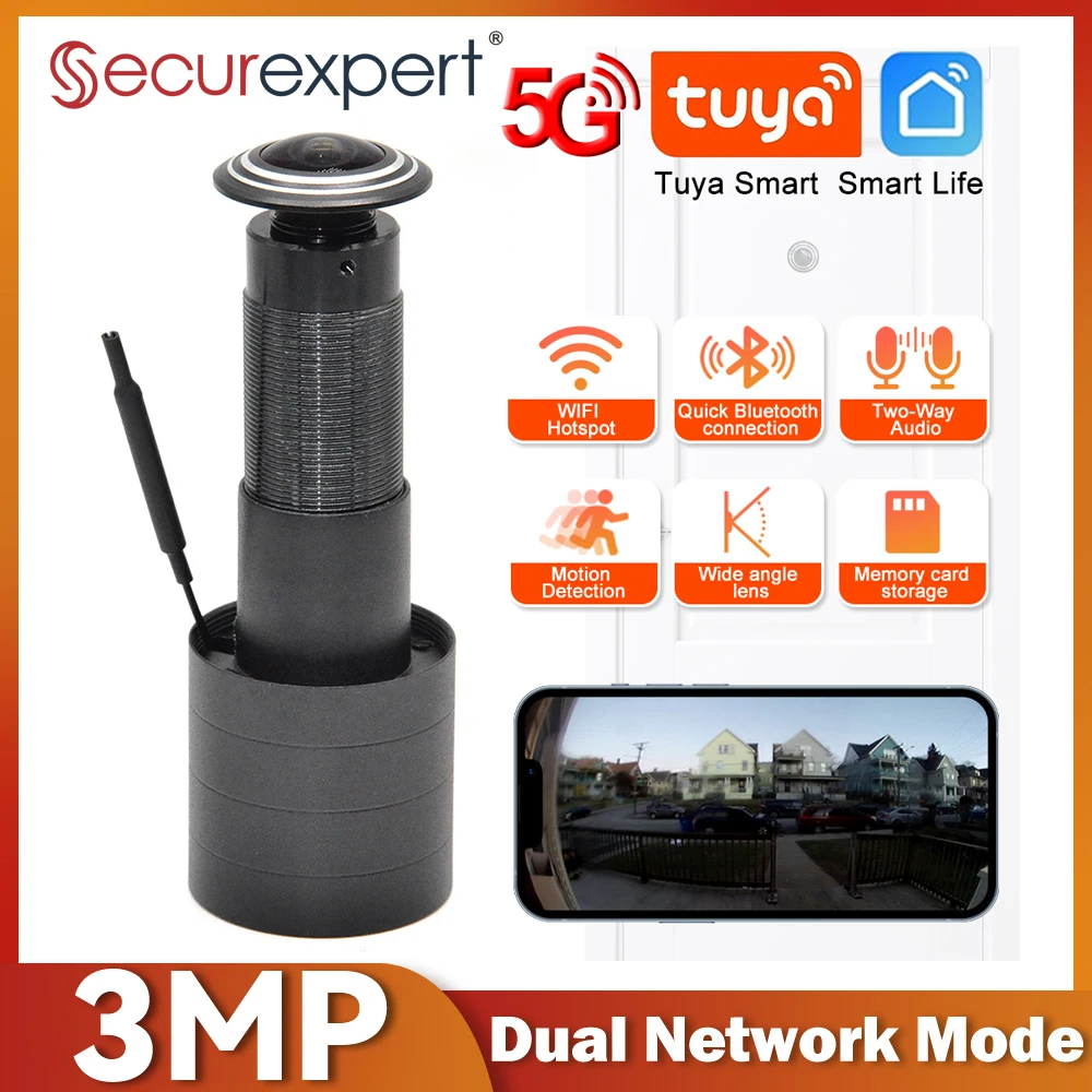 Smart Home Camera Ezviz - Kamera wizjerowa do drzwi 3MP HD