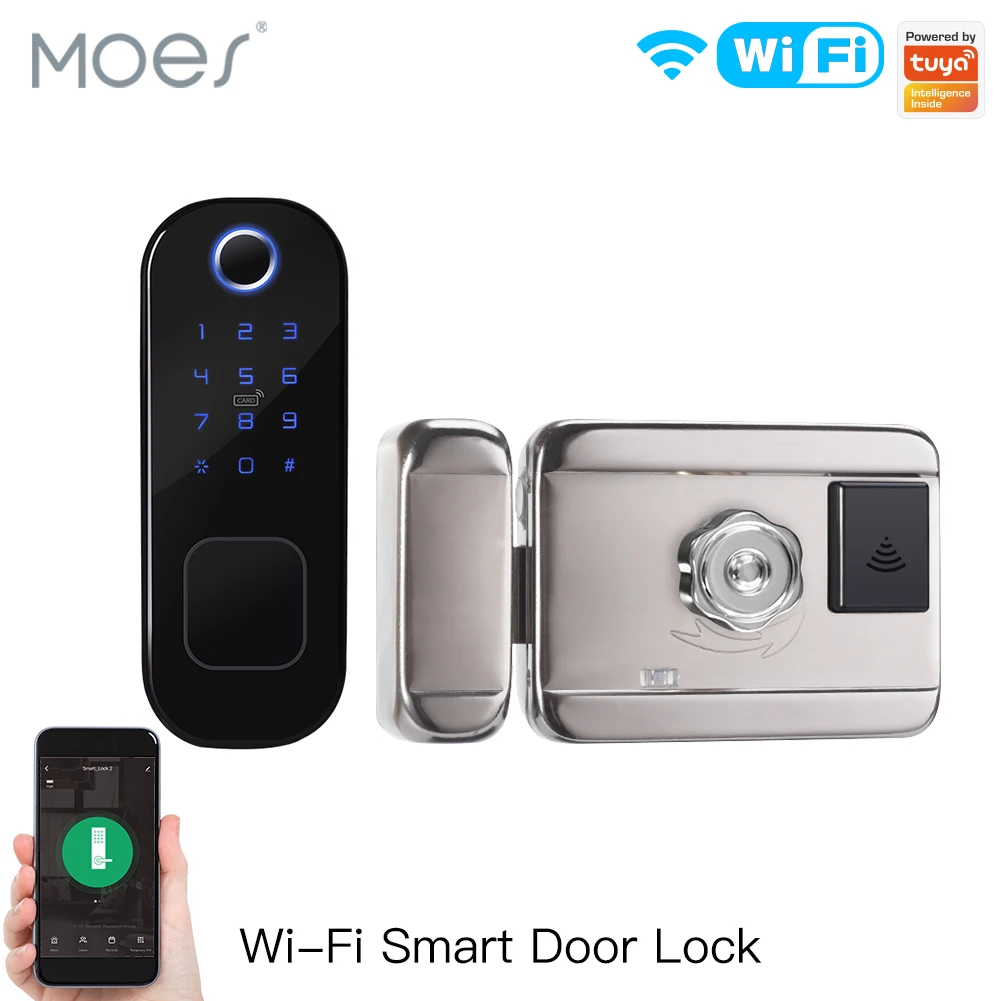 Smart Home Door Lock - MOES WiFi Tuya inteligentny zamek do