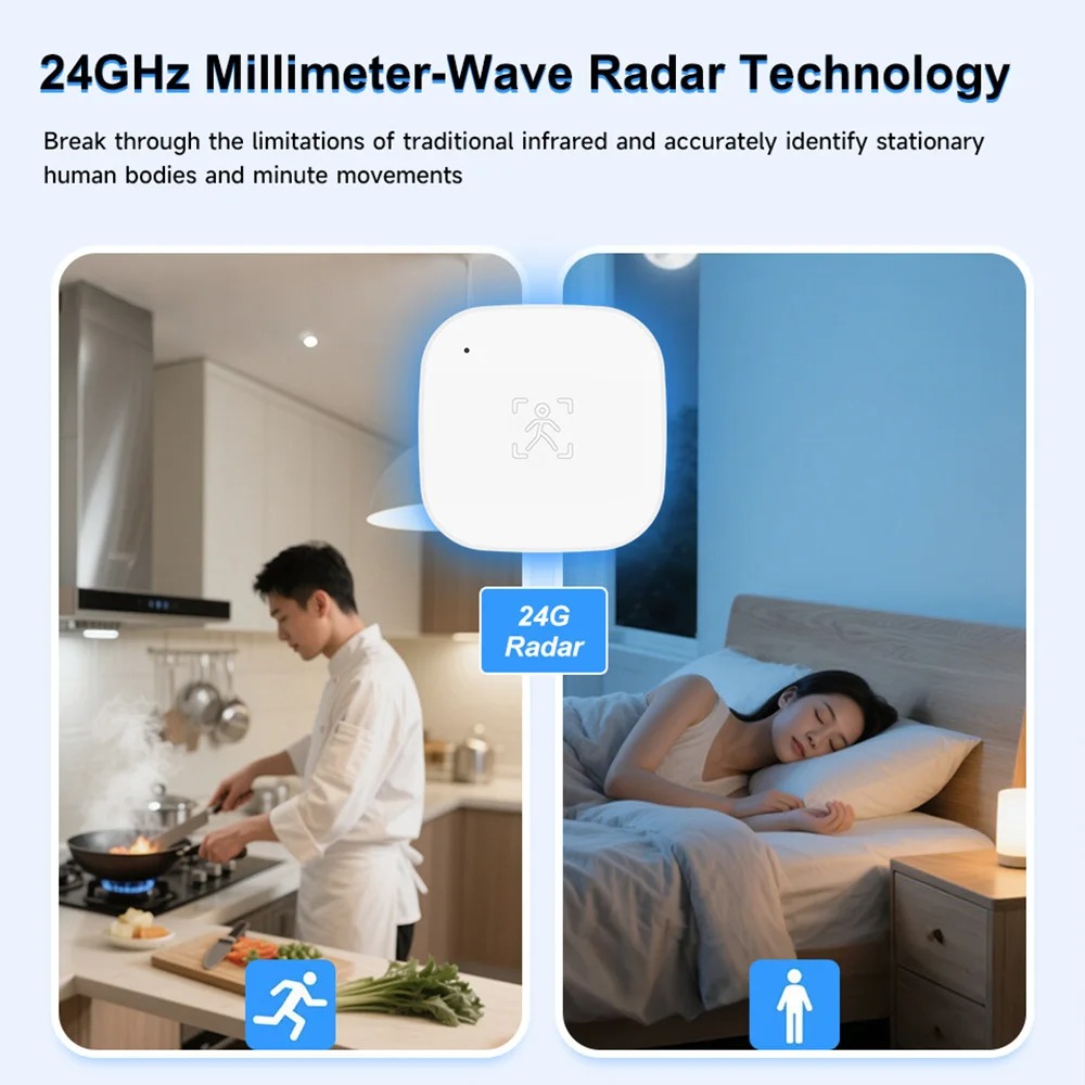 Czujnik obecności człowieka Tu – Smart Home Wiser recenzja i cena