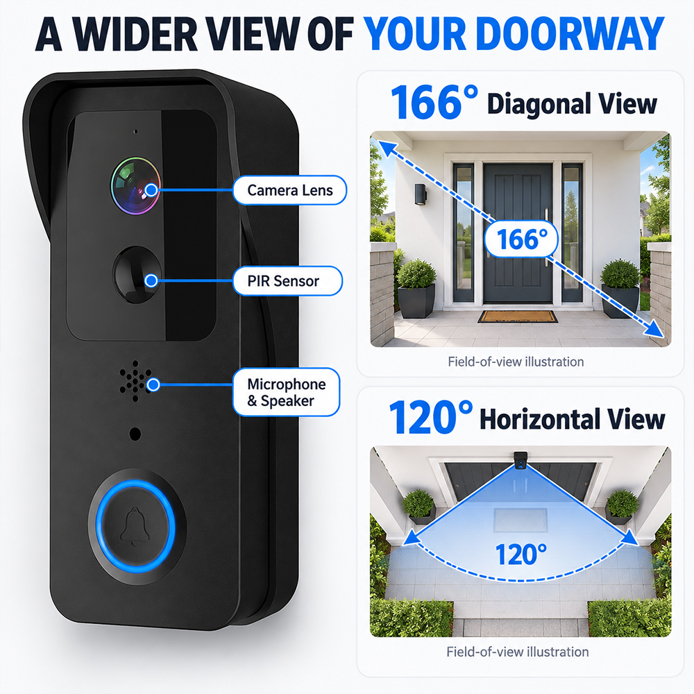 SIHAO Inteligentny wideodomofo – Smart Home Video recenzja i cena