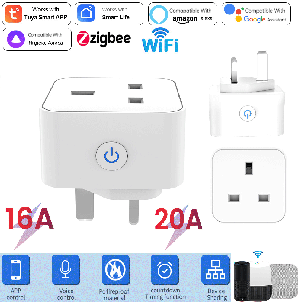 Inteligentne gniazdko Tuya 16A – Smart Home Wiser recenzja i cena