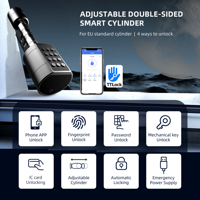 Inteligentny, cylindryczny zam – Smart Home Door Lock recenzja i cena